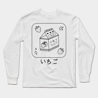 Ichigo Milk (black) Long Sleeve T-Shirt